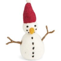 snemand med rød hue